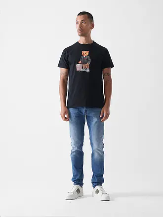 BARON FILOU | T-Shirt THE JETSET TRAVELER | schwarz